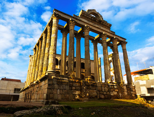 Temple of Diana. Merida, Spain