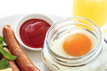 Coddled Egg in a jar for breakfast