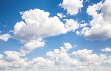 blue sky with cloud closeup