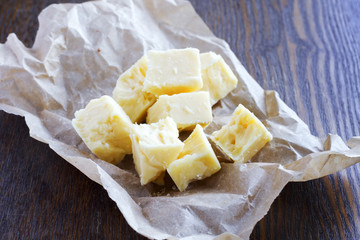 hard cheese on slices of brokenness