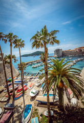 Naklejka premium Dubrovnik small harbor