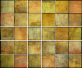 orange square tile grunge pattern backgrounds collection