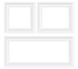 white frame vector illustration