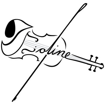 Violine als Logotype