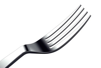 fork isolated on a white back ground