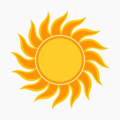 Naklejka premium Sun icon