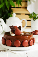 A delightful mousse cake 