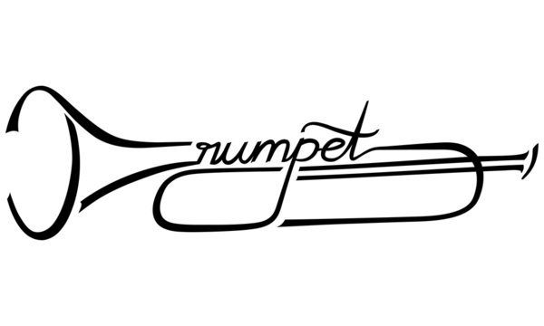 The Trumpet Logo - Trompete als Logotype
