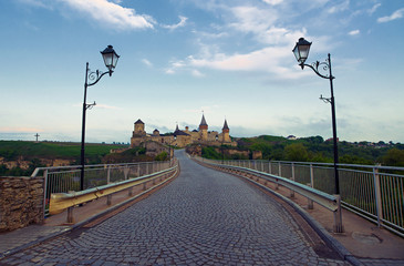 Road leading to the medieval castle