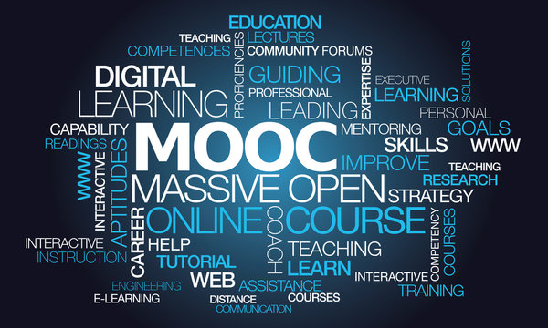 MOOC Massive Open Online Course Words Tag Cloud Text