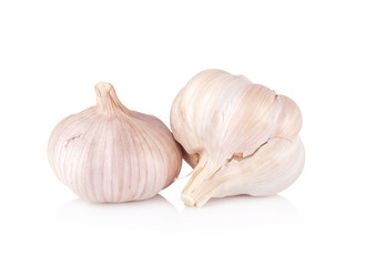 Garlic isolated on white background