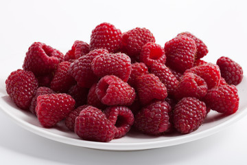 Raspberry on the table