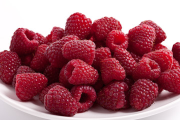 Raspberry on the table