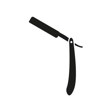 The razor icon. Shaver symbol. Flat