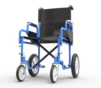 wheelchair isolated on a white back ground