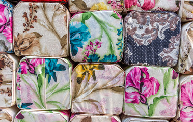 Traditional Colourful Fabric Texture