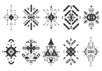 Vector Tribal elements, ethnic collection