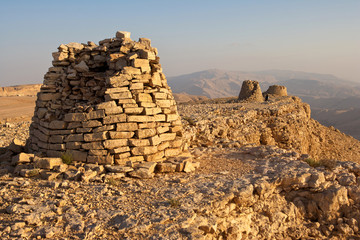 The Beehive Tombs of Bat, in Oman, a Unesco World Heritage Site.
