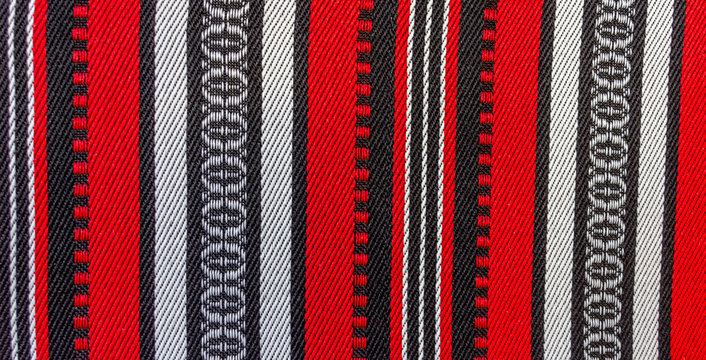 Traditional Colourful Fabric Texture