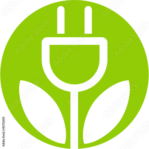 "Icon, Pictogramm oder Logo für grüne Energie" Stockfotos und