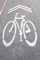 Bicycle sign, Bicycle Lane