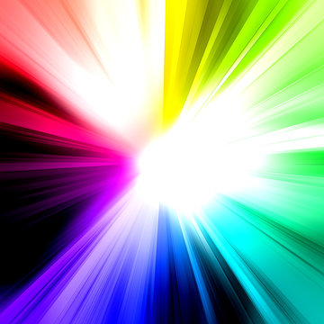 Abstract rainbow ray