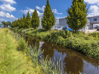 Fototapeta na wymiar Drainage canal
