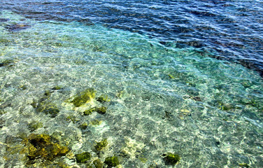 Clear beautiful sea water