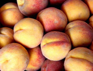 The texture of peaches