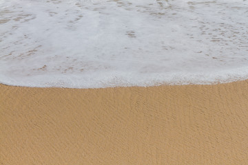 Soft wave of the sea on Thailand beach