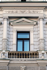 Naklejka premium window in a building