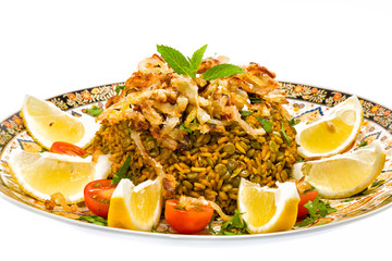 Mejadra - Arabian dish