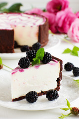 Cheesecake without baking with BlackBerry.