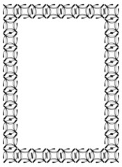 Vector balck and white frame