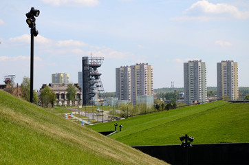 View of the city (Katowice in Poland)