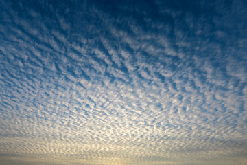 Beautiful evening sunset