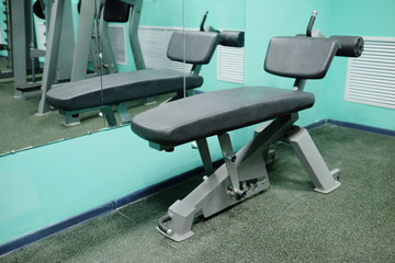 Interior of a fitness hall