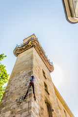 Tour de l'Horloge et sculpture