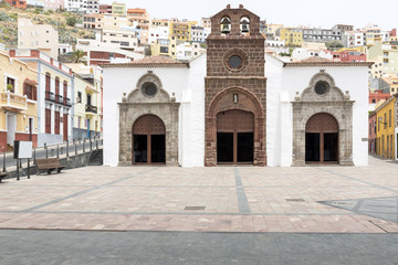 Fototapeta na wymiar Die Kirche von San Sebastian, La Gomera