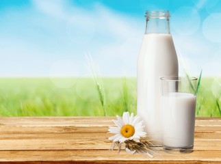 Milk Bottle, Milk, Bottle.