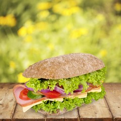 Sandwich, Lunch, Turkey.