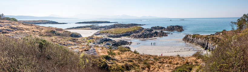 Fototapeta na wymiar Panoramic view landscape Ring of Kerry