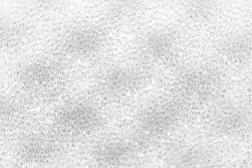 closeup of the white porous texture background