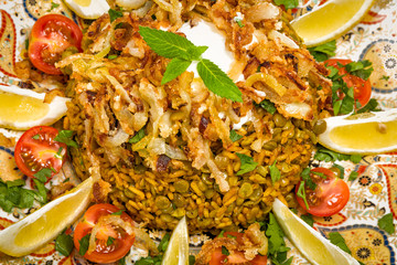Mejadra - Arabian dish
