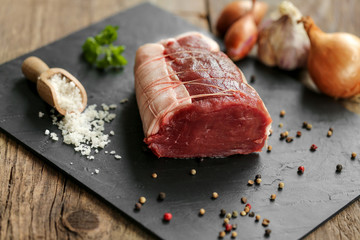roti de bœuf cru 