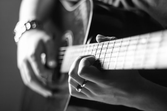 guitar practice at home