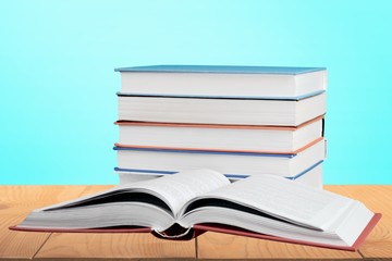 Book, Stack, Isolated.