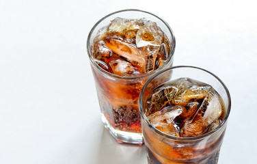 Soda with ice