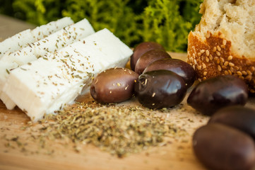greek salad with olives