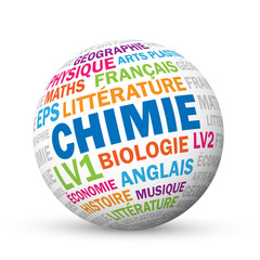 Icône Sphère Vecteur CHIMIE